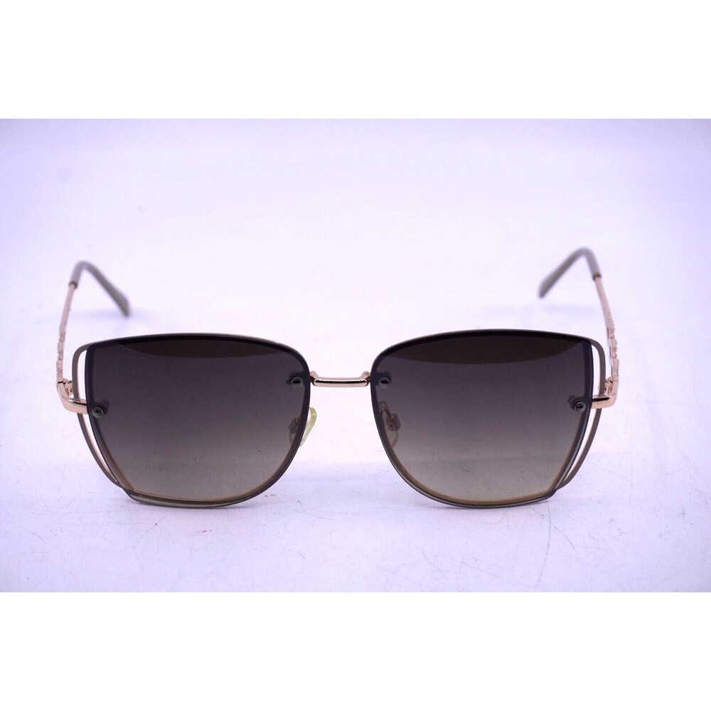 Vintage Rocawear Circus Oversize Sunglasses Goldtone Cut-out Tinted UV400